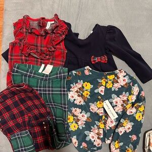 Janie and Jack fall wear 5 pcs bundle 3T-4T  toddler girls